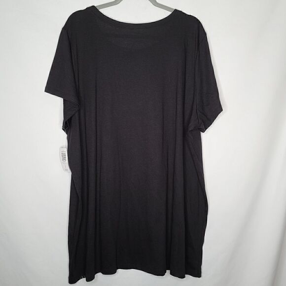 5X 28W Torrid Black Would Rather Be Watching The Office Slim Fit Tee Crew Neck - Picture 6 of 6